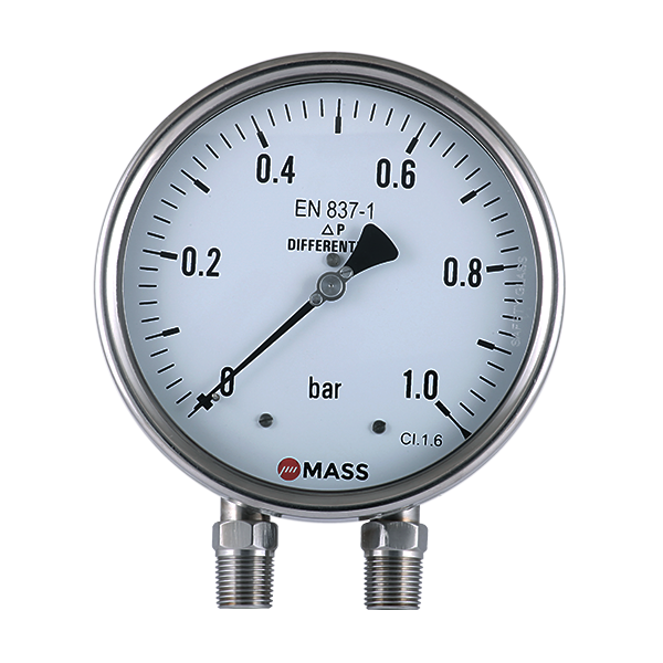D100, Bellow Type Differential Pressure Gauge
