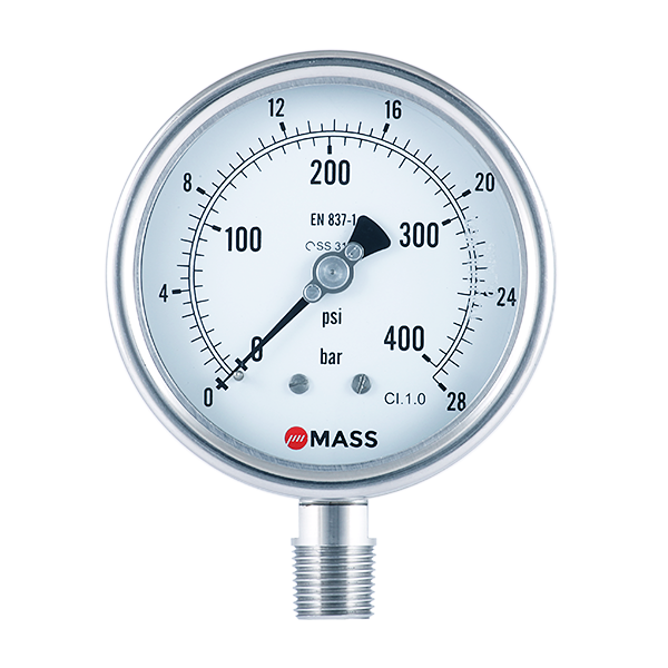 WPS Open Front Process Pressure Gauge